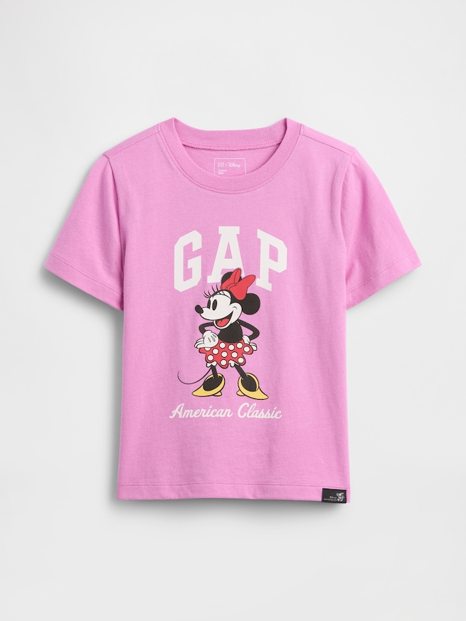 babyGap &times; ディズニー ミニーマウス GAPロゴ Tシャツ-0