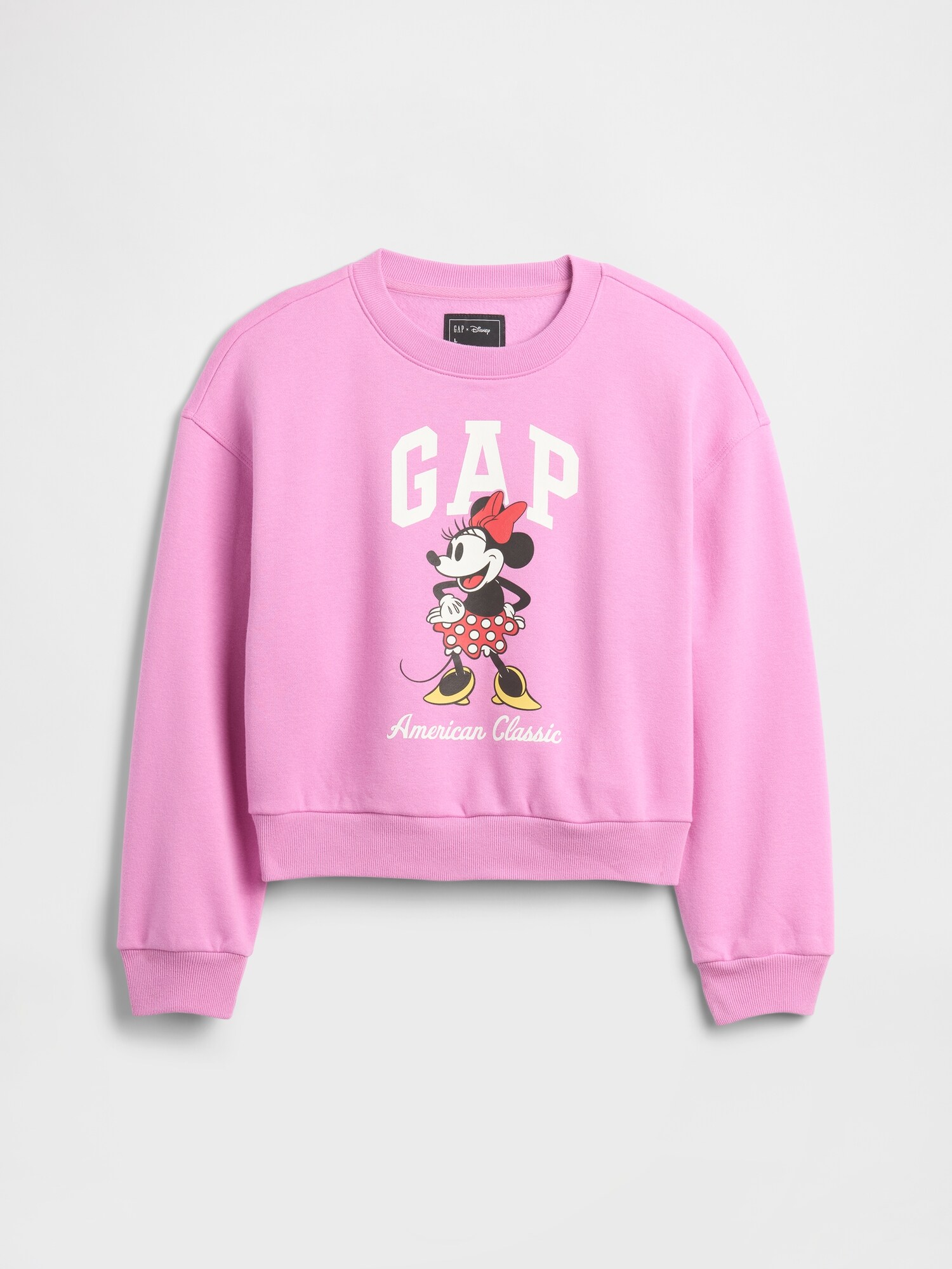 GapKids &times; ディズニー オーバーサイズ ウェッジ GAPロゴ スウェットシャツ-0