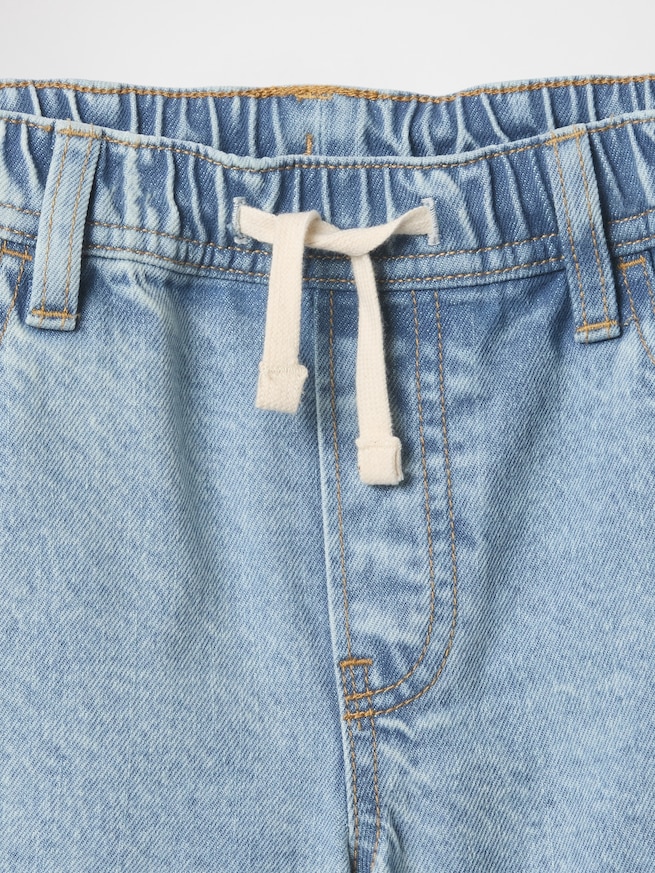 プルオン ルーズフィット デニムショートパンツ (キッズ)-3