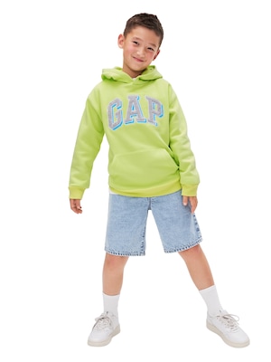 プルオン ルーズフィット デニムショートパンツ (キッズ)