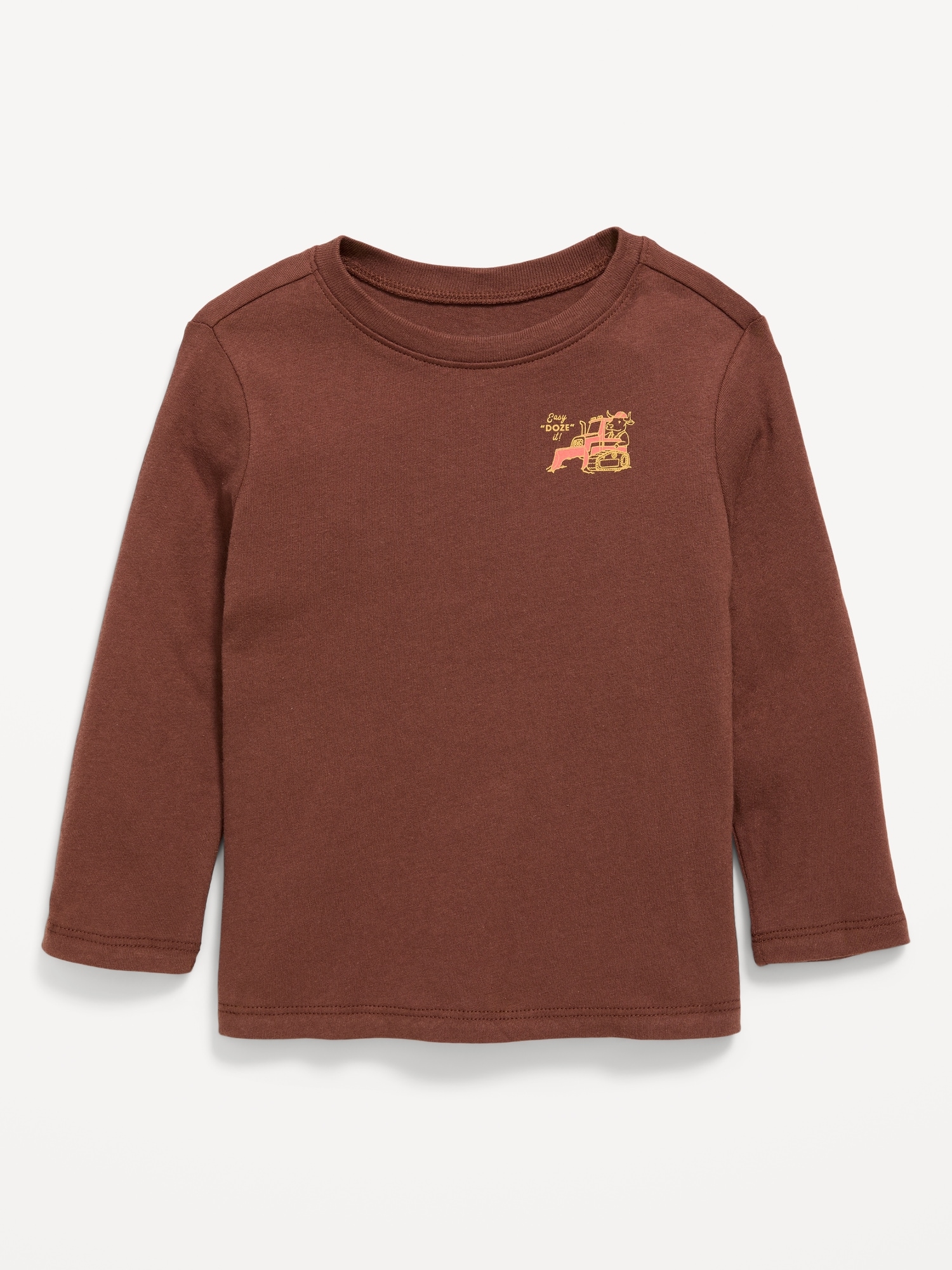 Long-Sleeve Unisex Graphic T-Shirt for Toddler
