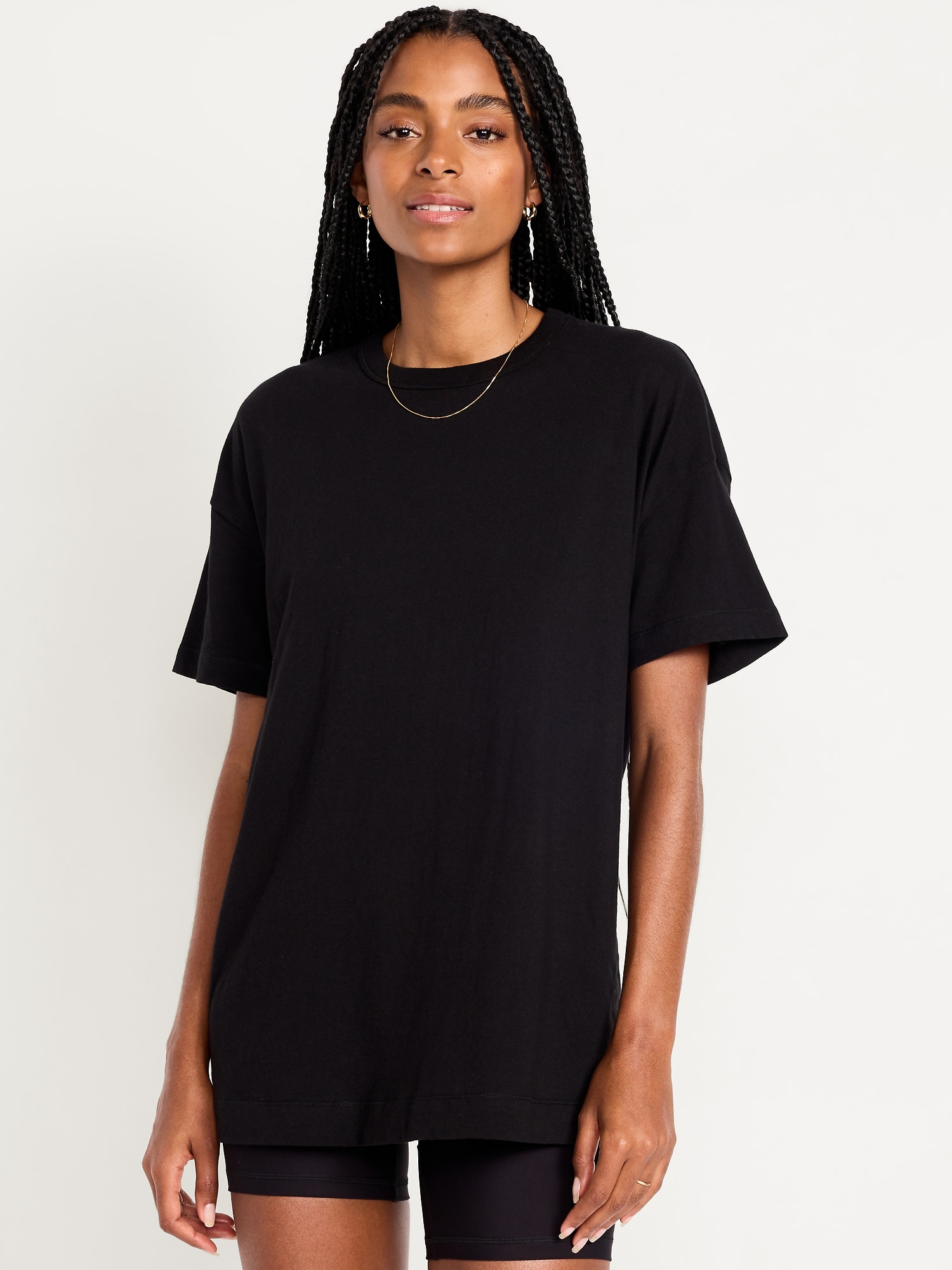 T-SHIRT TUNIQUE PASSE-PARTOUT SURDIMENSIONNÉ