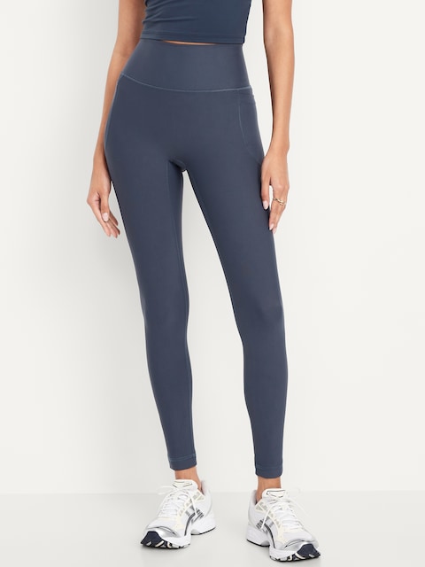 LEGGING POWERSOFT SANS LIMITES À POCHE À TAILLE TRÈS HAUTE, LONGUEUR 7/8 - SANS COUTURE AVANT