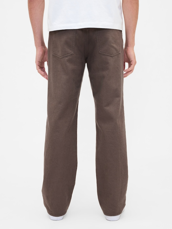 コットンリネン リラックスフィット ストレートパンツ-3