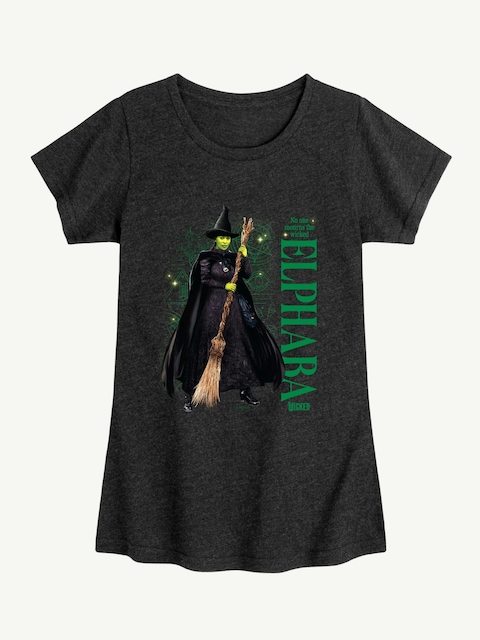 Elphaba No One Mourns Fitted Short Sleeve Tee For Kids