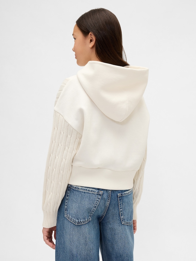 ヴィンテージソフト ミックスメディア パーカー (キッズ)-2