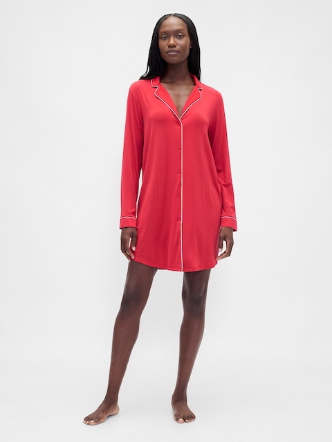 MadeSoft Modal PJ Shirtdress