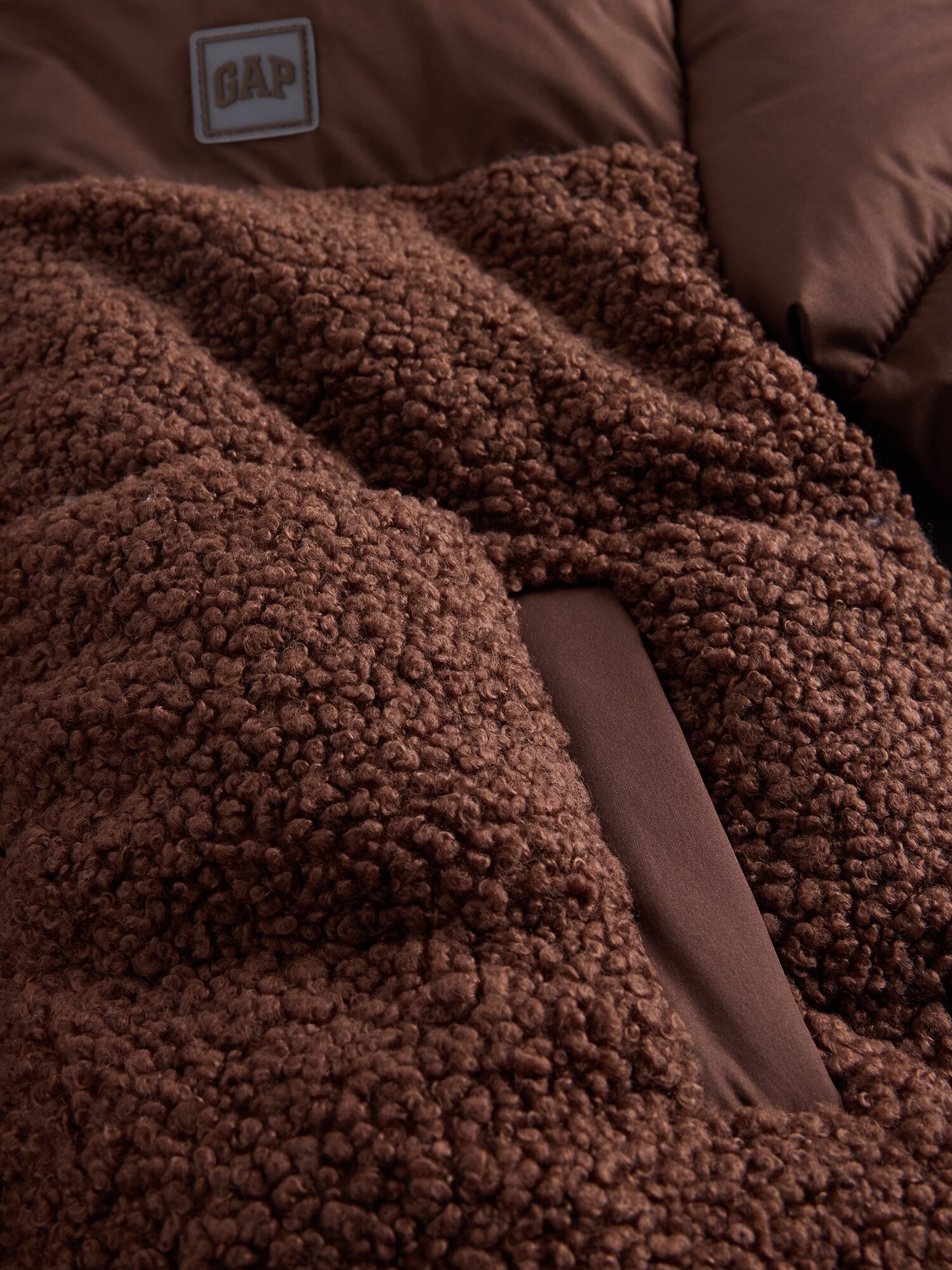 リサイクル ボア くまさん パファージャケット (幼児・ベビー)-2