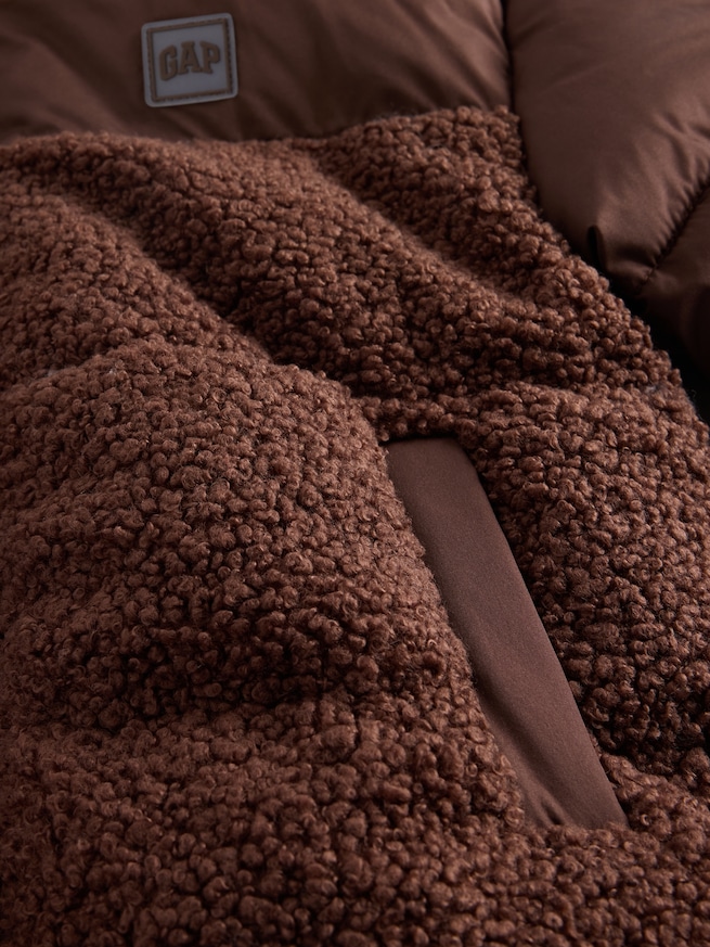 リサイクル ボア くまさん パファージャケット (幼児・ベビー)-2