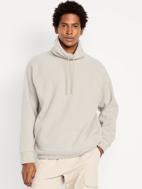 Funnel Neck Microfleece Pullover