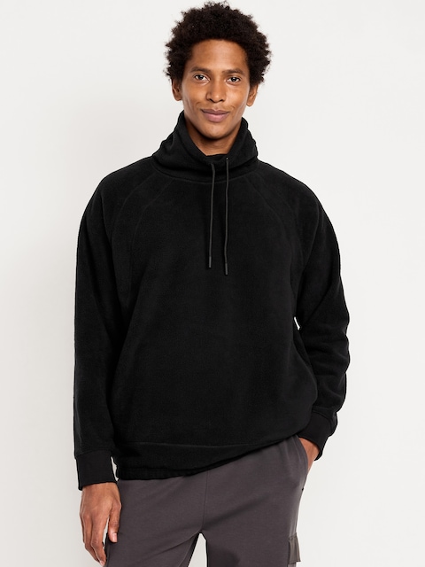 Funnel Neck Microfleece Pullover