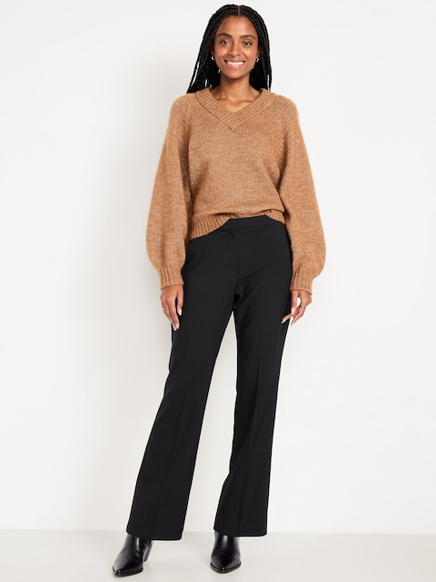 Mid-Rise Taylor Boot-Cut Pants