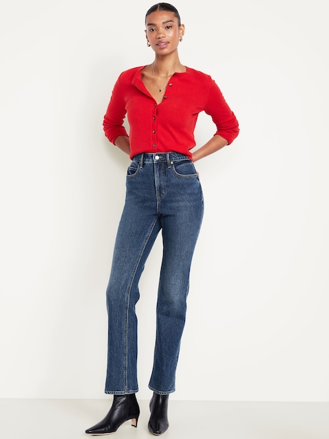 Extra High-Waisted Boot-Cut Jeans