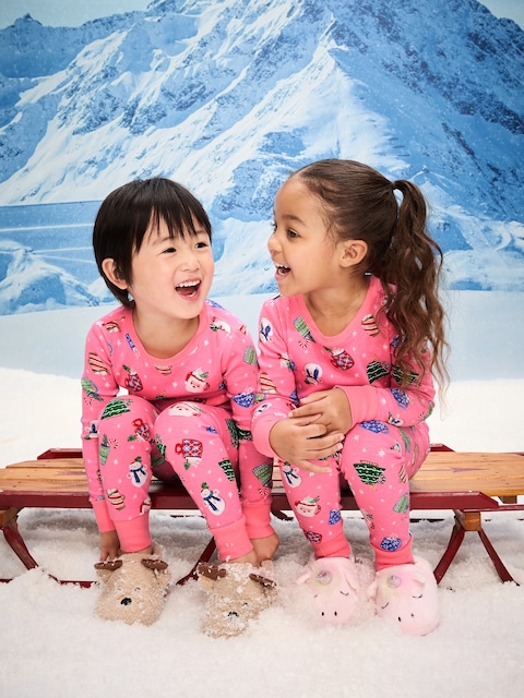 Printed Snug-Fit Pajama Set for Toddler & Baby
