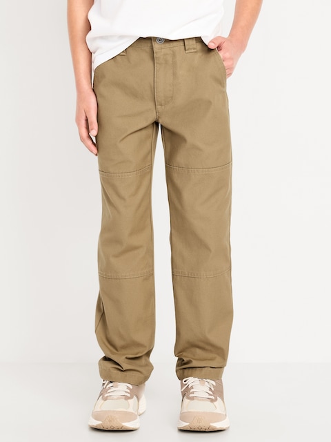 Canvas Straight-Leg Utility Pants for Boys