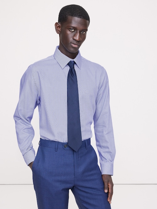 スタンダードフィット リンクルレジスタント ドレスシャツ スタンダードフィット リンクルレジスタント ドレスシャツ