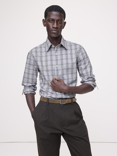 Slim-Fit Wrinkle-Resistant Dress Shirt