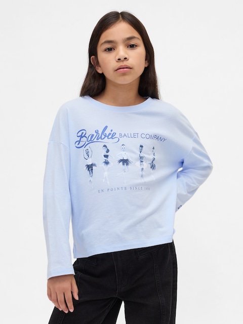Kids Barbie Oversized Graphic T-Shirt