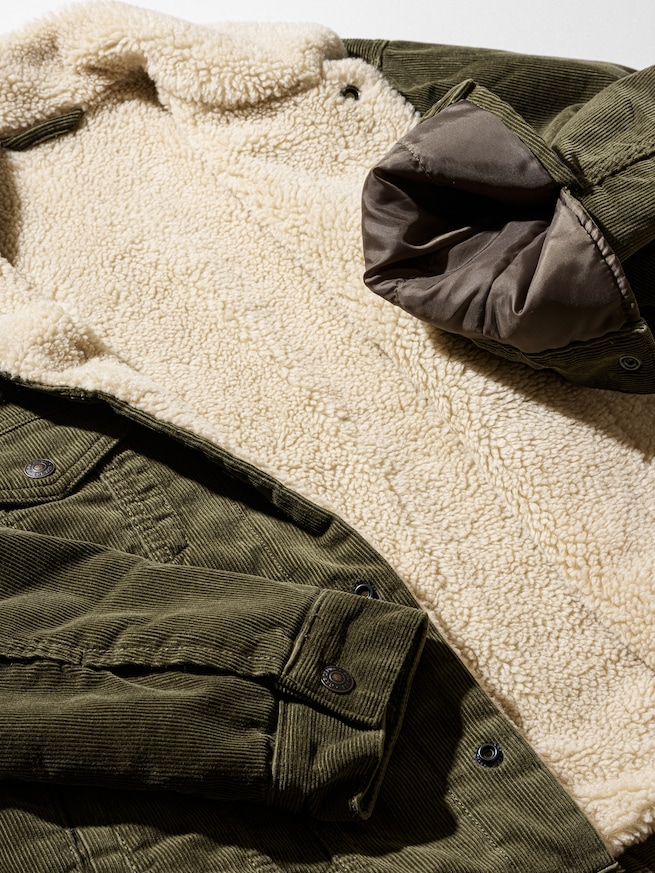 裏ボア アイコン コーデュロイジャケット-4