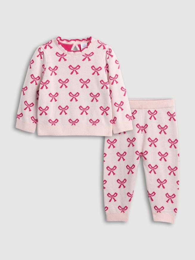 リボン ニットコーデセット (ベビー)-0