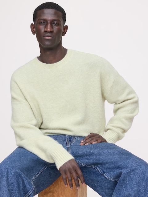 Italian Alpaca-Wool Blend Sweater