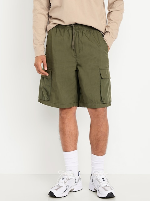 Baggy Cargo Shorts -- 9-inch inseam