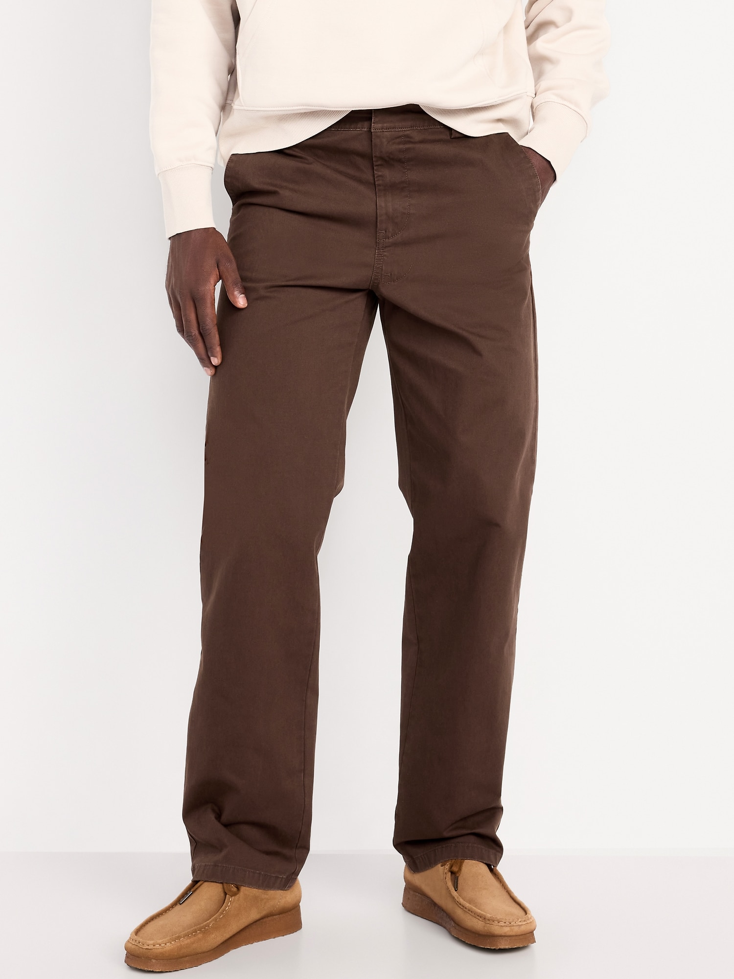 PANTALON AMPLE ANNÉES 1990 EN TISSU ÉPAIS À EXTENSIBILITÉ INTÉGRÉE