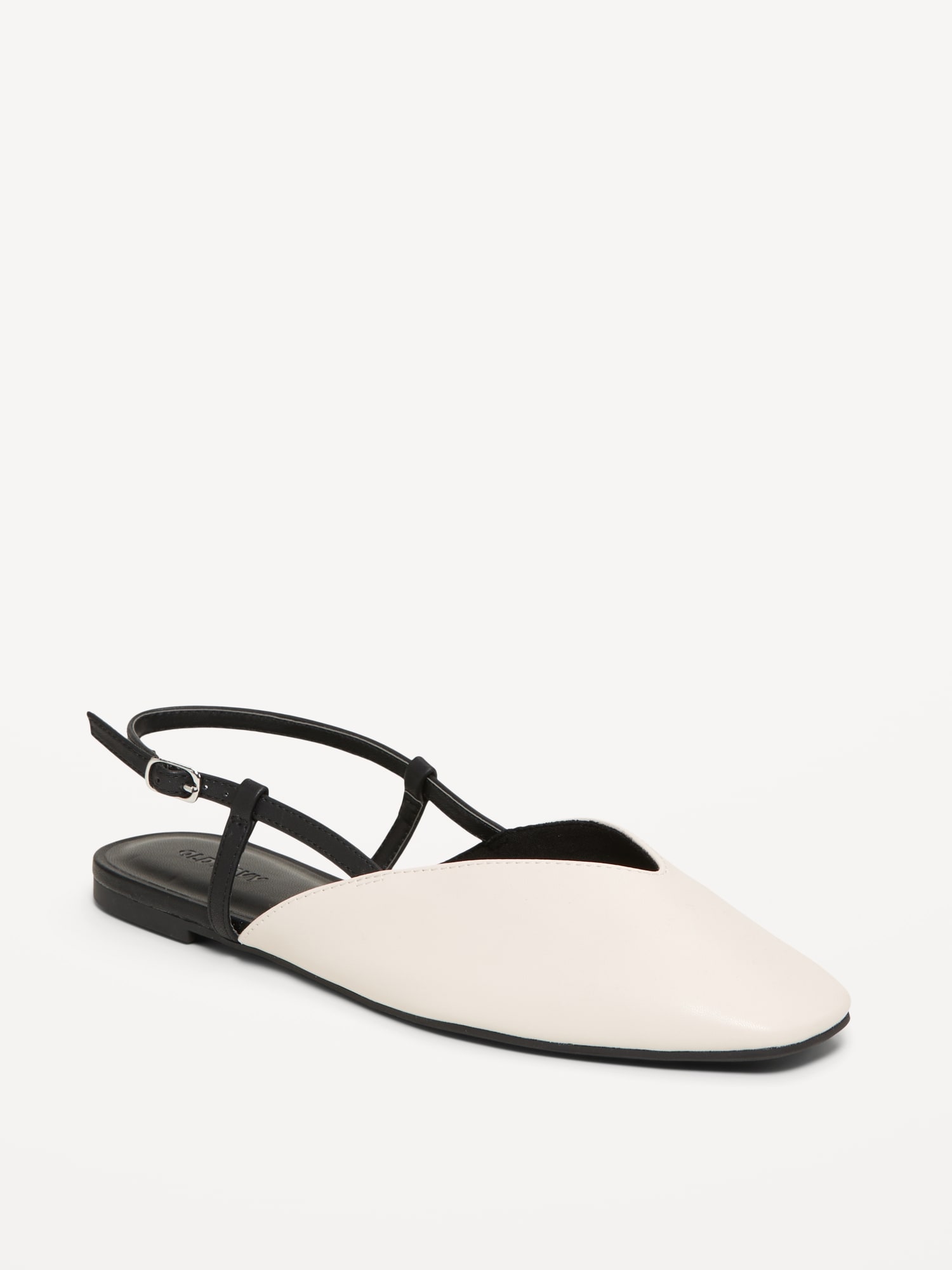 Almond-Toe Slingback Flats for Women