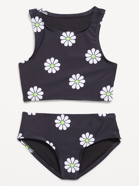Printed Tankini Swim Set for Girls