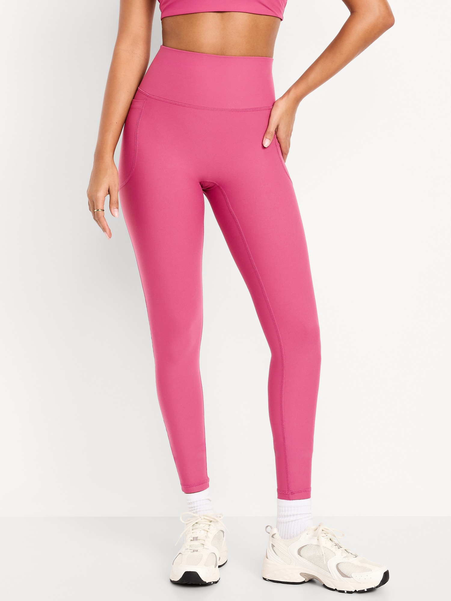 Extra-High Waisted PowerSoft Boundless 7/8 Pocket Leggings – No Front Seam