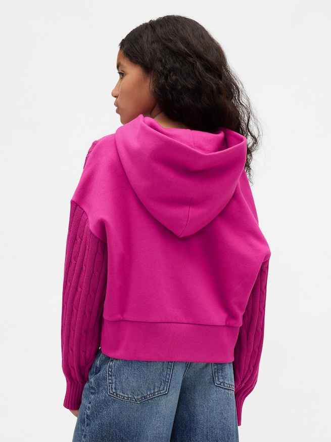 ヴィンテージソフト ミックスメディア パーカー (キッズ)-2