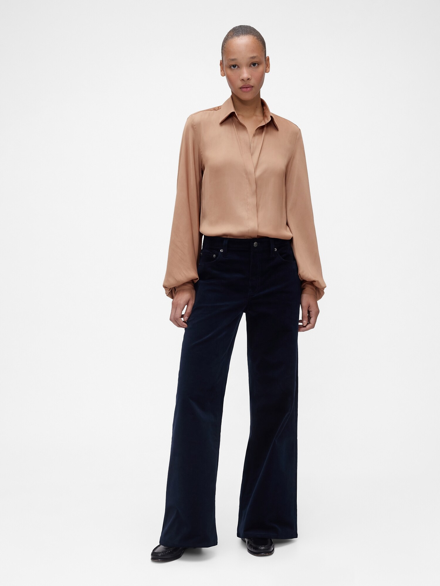 GapStudio サテンシャツ-2