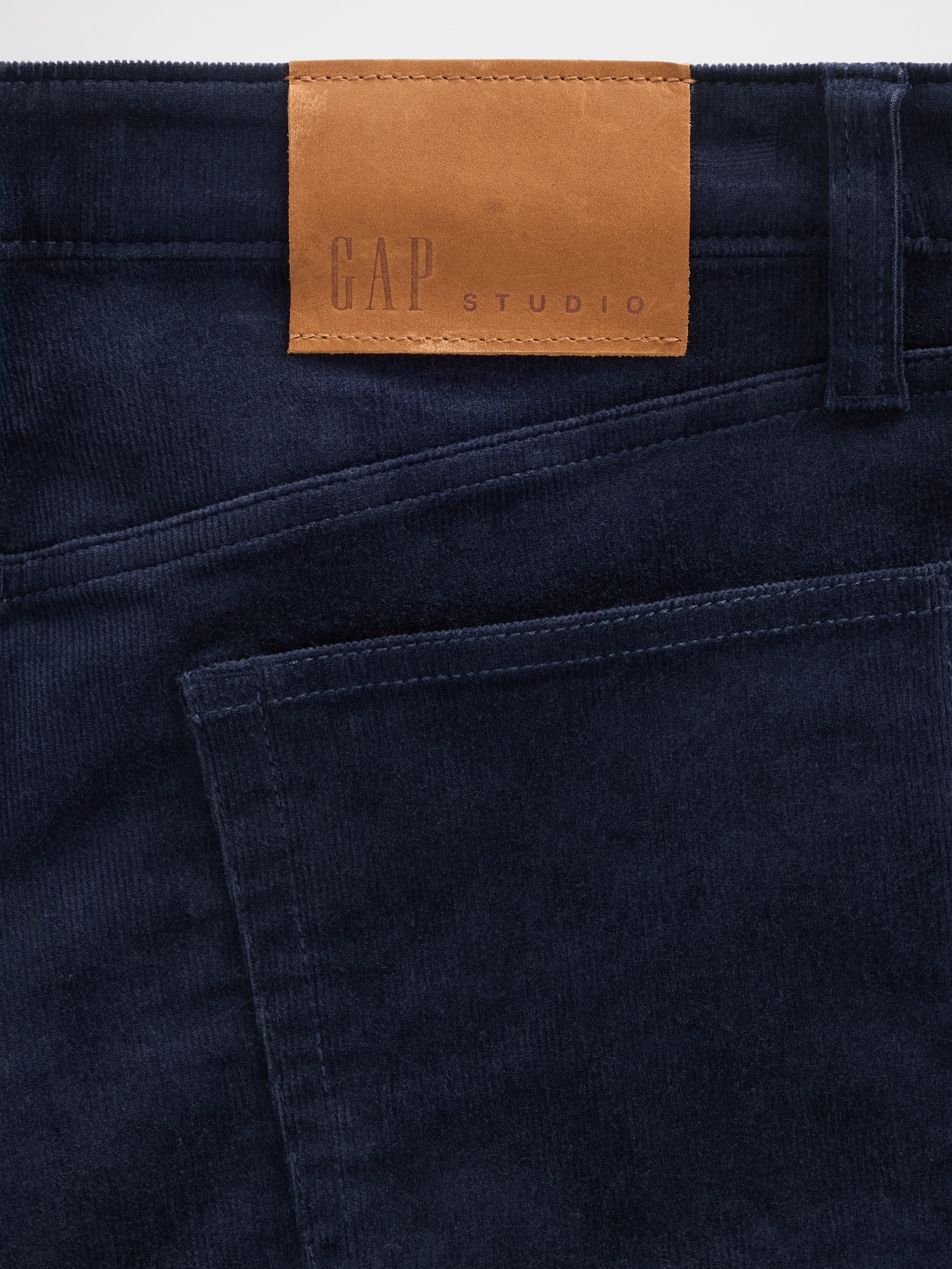 GapStudio ローライズ コーデュロイ ワイドパンツ-5