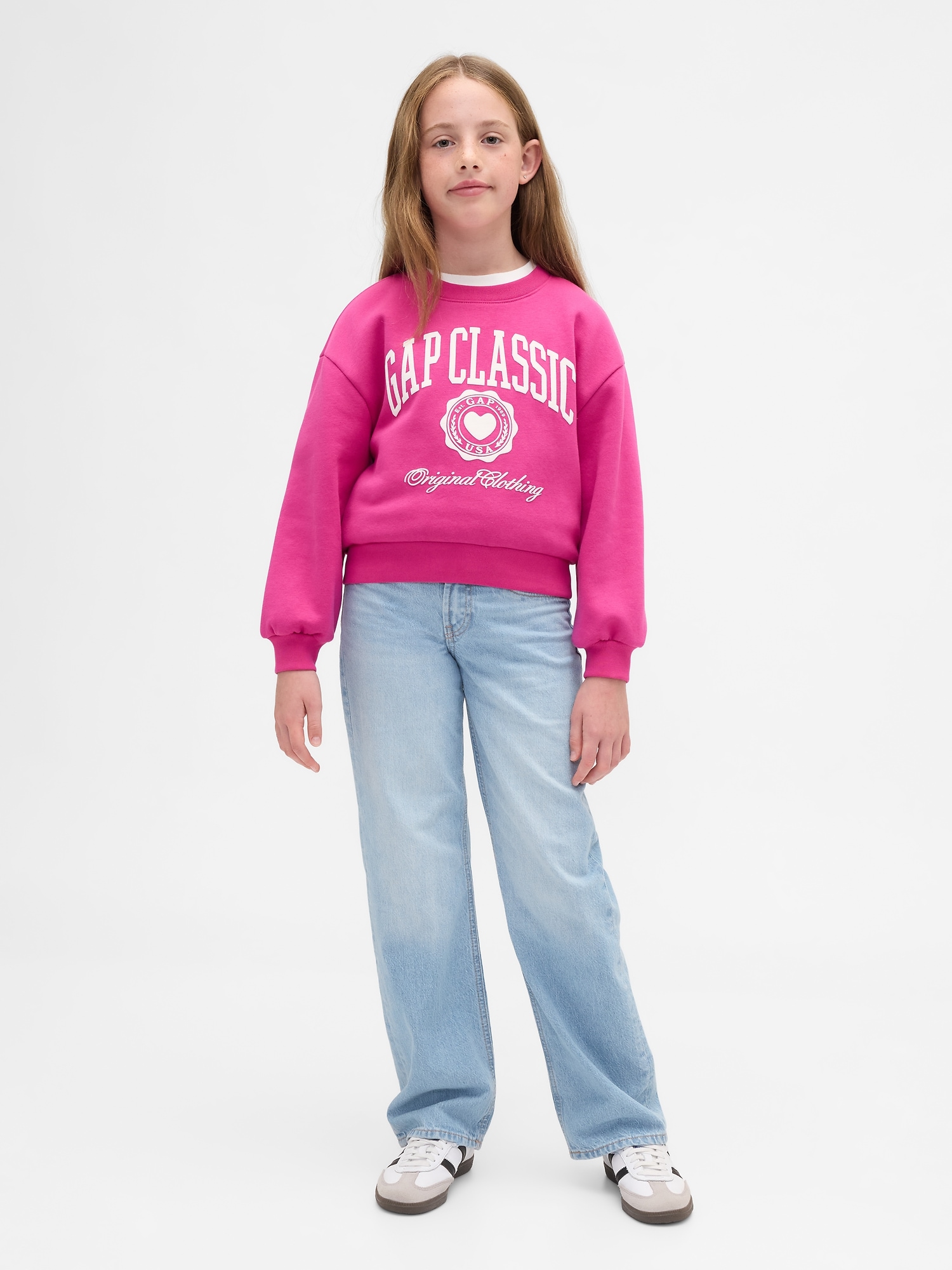 Kids Low Rise Straight Jeans