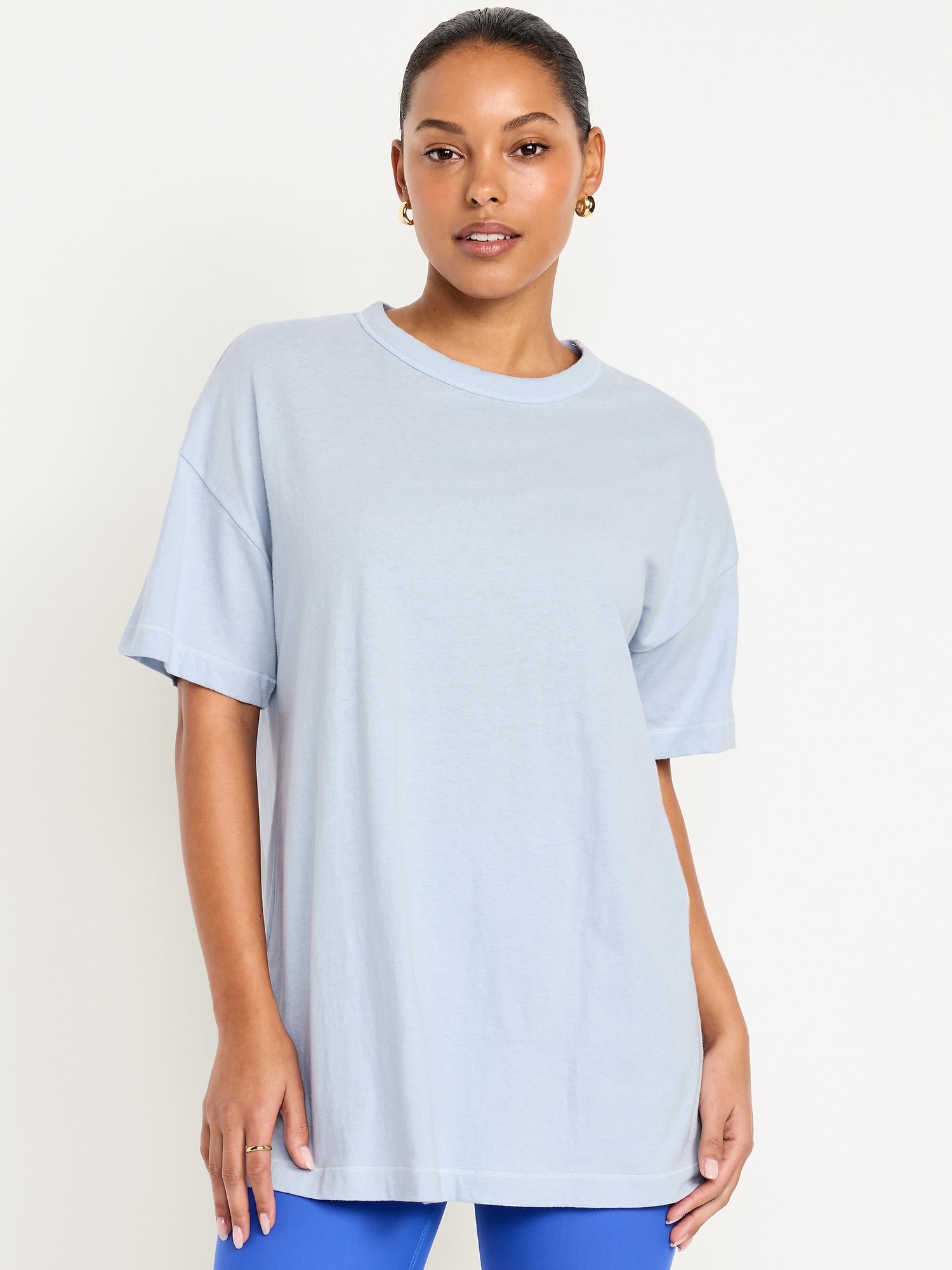 T-SHIRT TUNIQUE PASSE-PARTOUT SURDIMENSIONNÉ