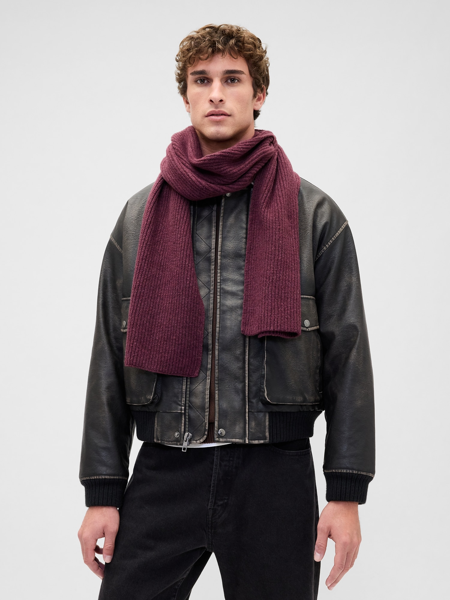 CashSoft カシミヤタッチ マフラー-0