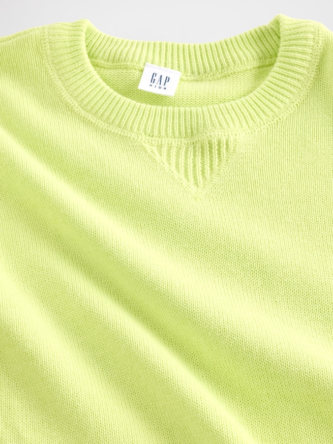 リラックスフィット クルーネックセーター (キッズ)-4