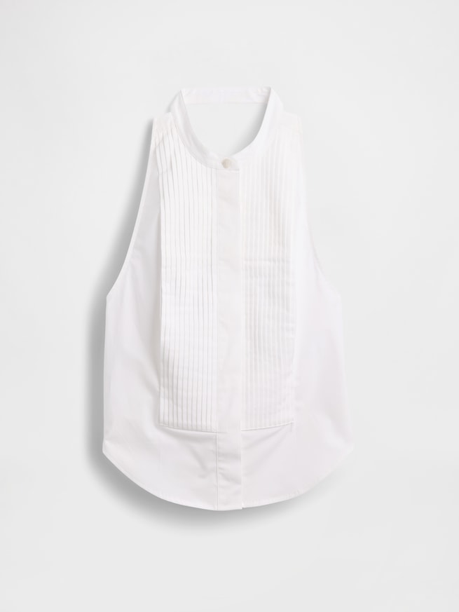 GapStudio ポプリン タキシードシャツ-5