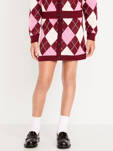 JUPE TRAPÈZE EN TRICOT POUR FILLE