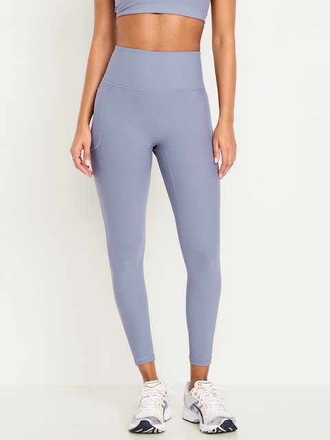 LEGGING POWERSOFT SANS LIMITES À POCHE À TAILLE TRÈS HAUTE, LONGUEUR 7/8 - SANS COUTURE AVANT