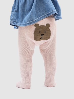 くまさんケーブルニットタイツ (ベビー＆幼児)