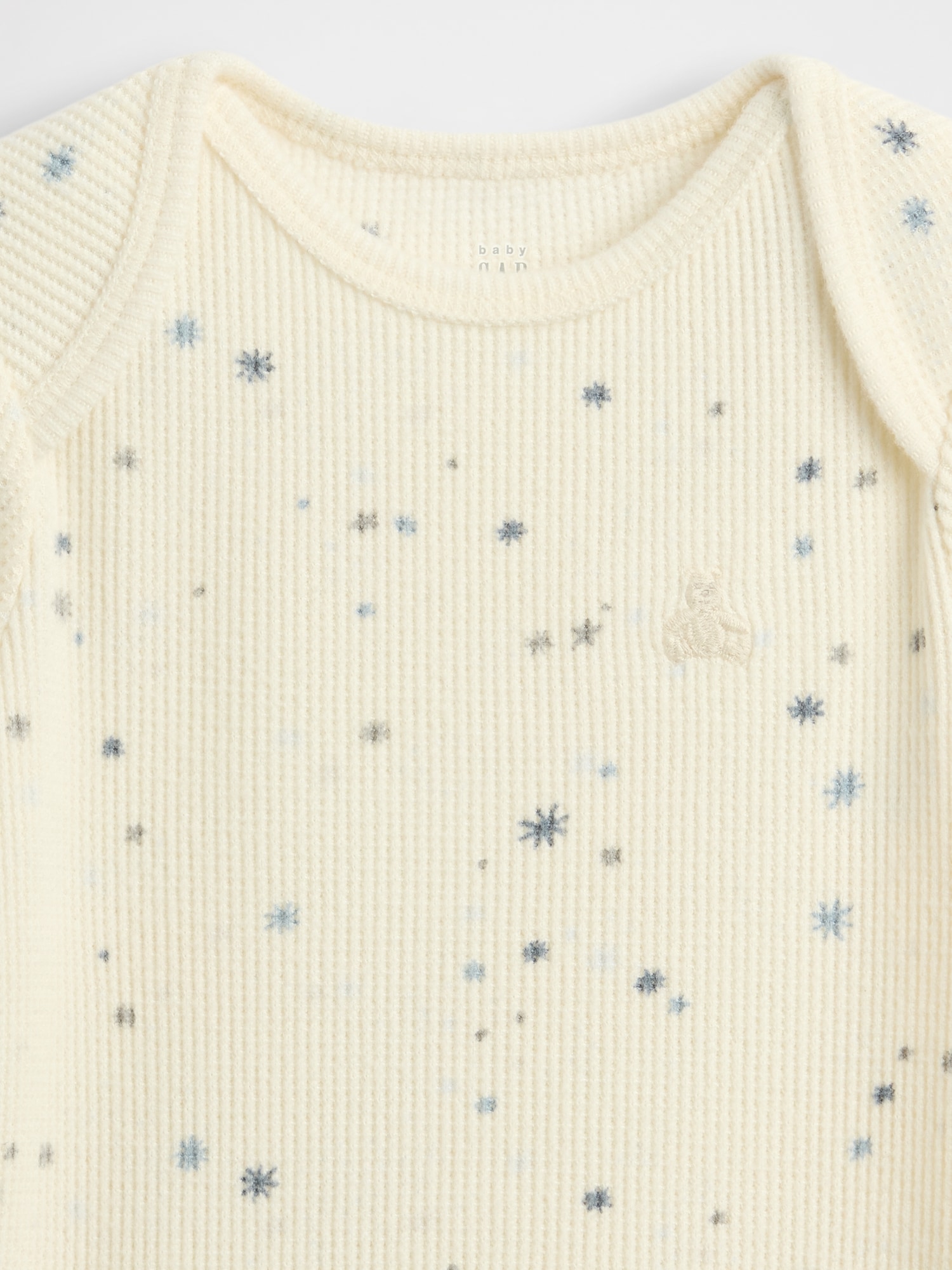 Baby ソフトスパン ワッフル ボディスーツ-2