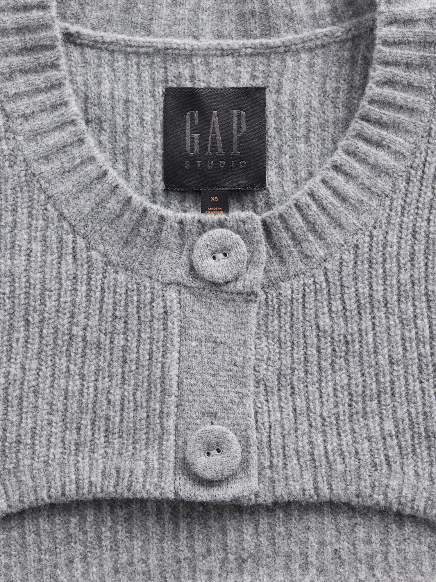 GapStudio CashSoft カシミヤタッチ シュランケン カーディガン-4