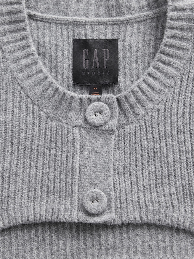 GapStudio CashSoft カシミヤタッチ シュランケン カーディガン-4