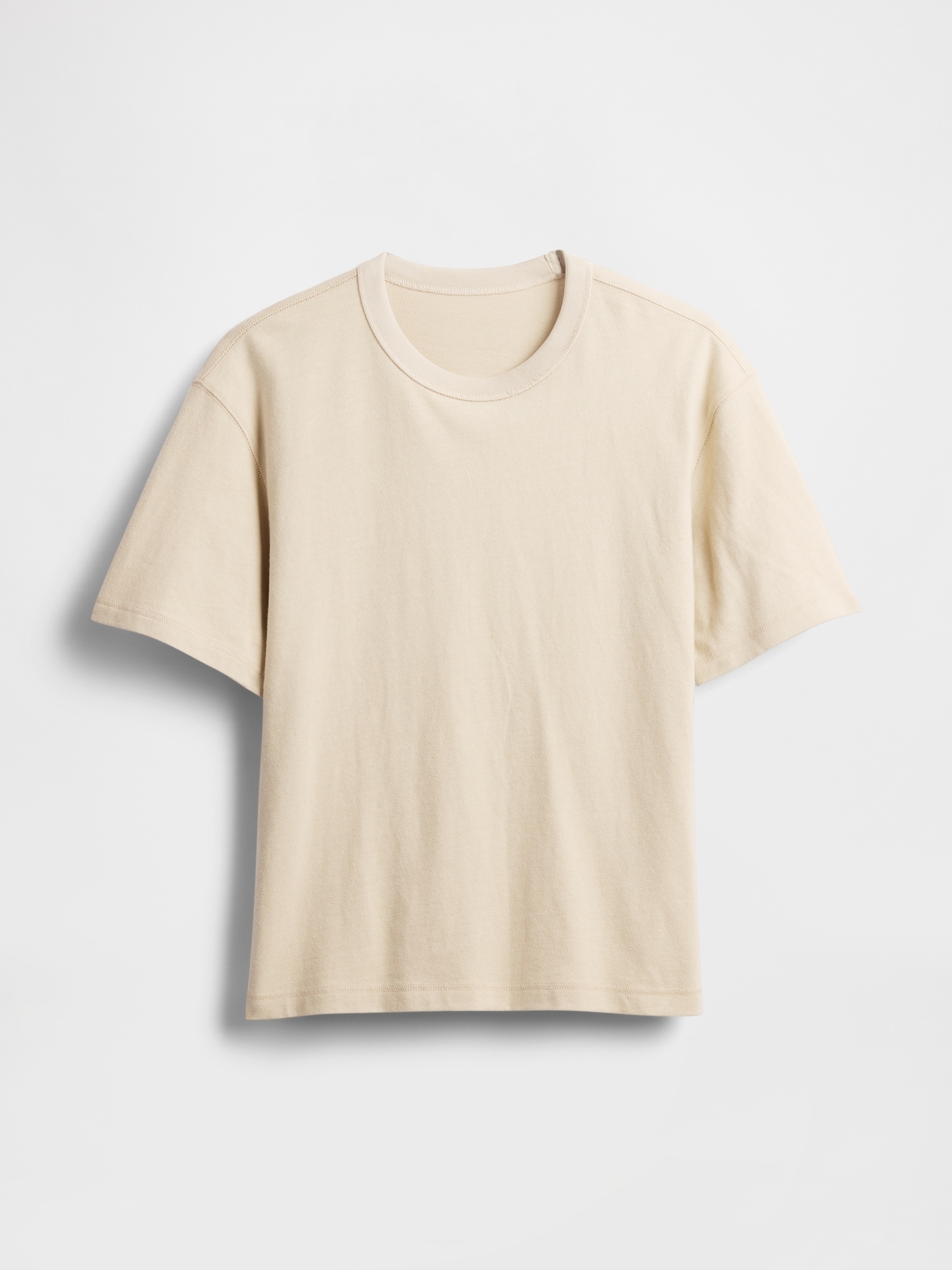 Gap公式オンラインストア | ヘビーウェイト クロップドTシャツ (ユニ