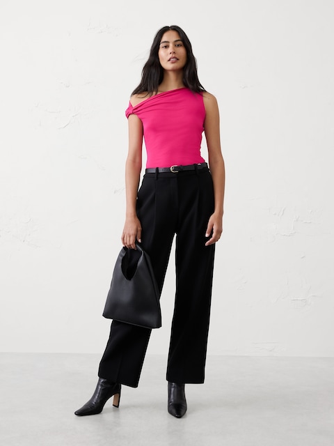 Off-Shoulder Jersey Top