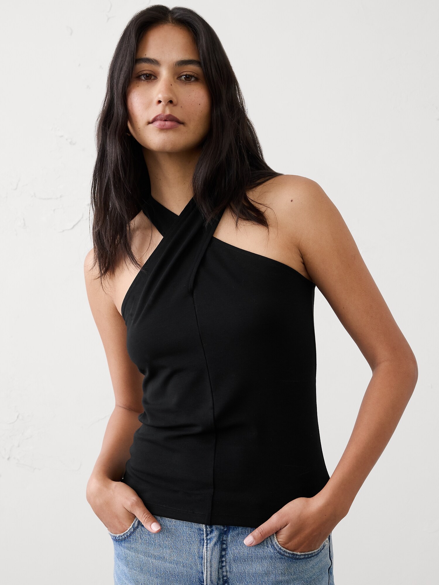Halter Neck Tops | Banana Republic Factory