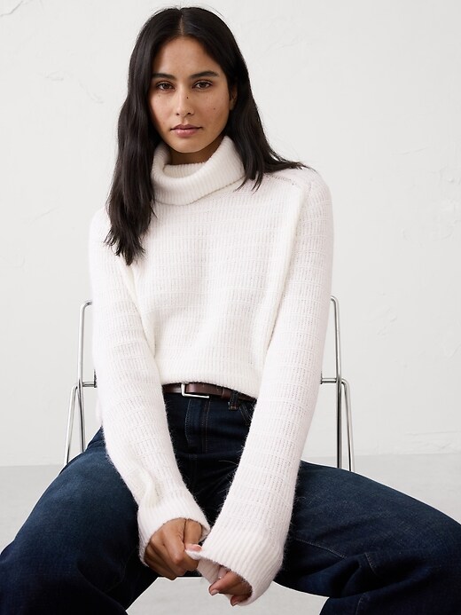 Brushed Turtleneck Sweater | Banana Republic Factory