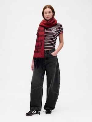 ストレンジャー・シングス ハイライズ シーム ホースシューデニム