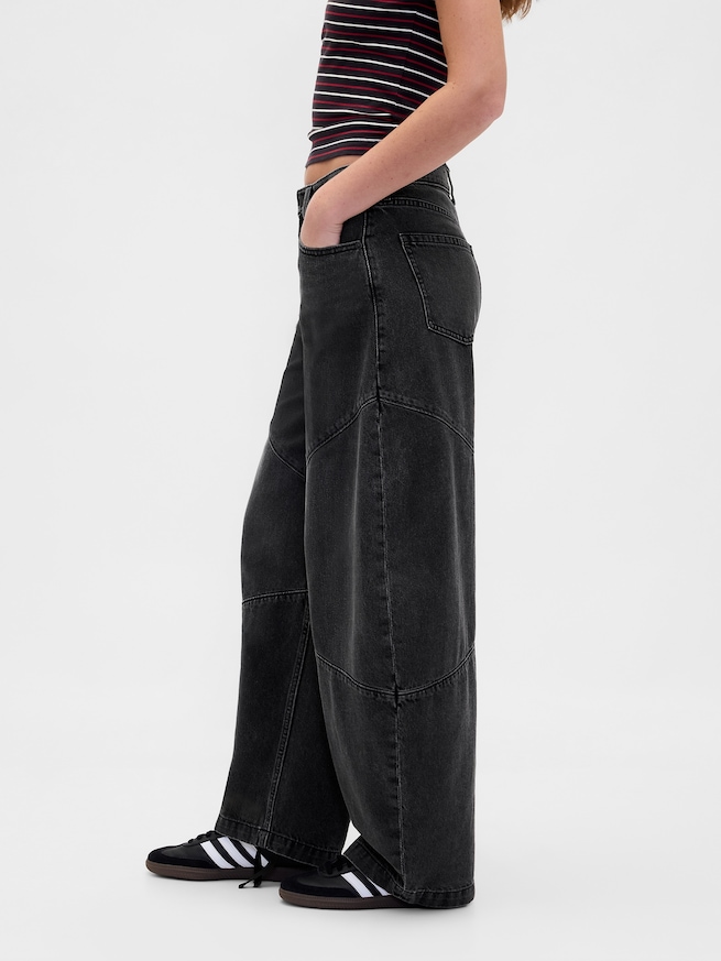 ストレンジャー・シングス ハイライズ シーム ホースシューデニム-2